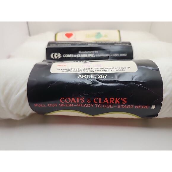 3 Partial Skeins Red Heart Wintuk Worsted Yarn 100% Orlon Acrylic 4 PLY VTG USA - Picture 4 of 6